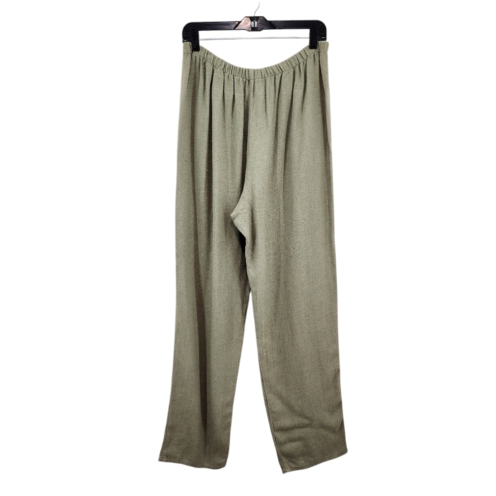 Bodil Women's Linen Blend Casual Straight Leg Peasant Pants - L - Picture 5 of 7